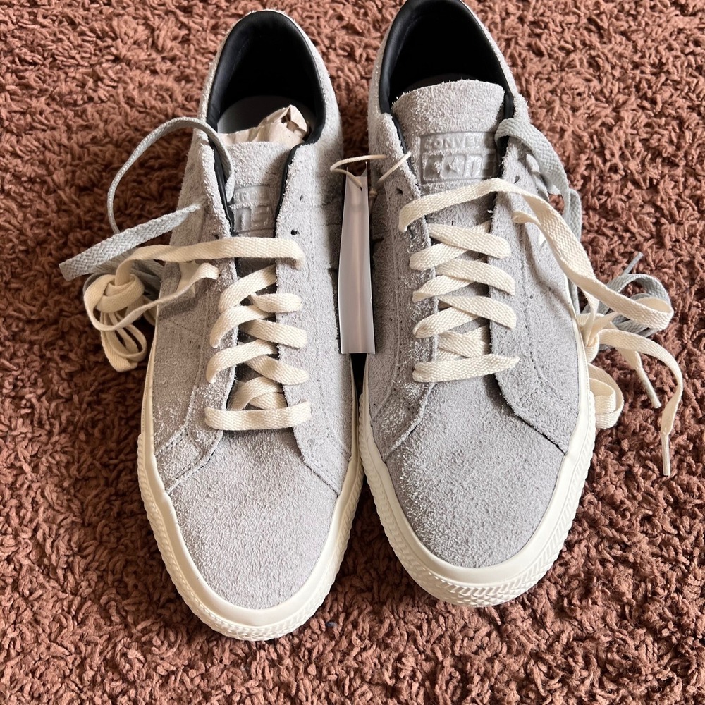 Converse One‎ Star Suede Low Top Shoes Size Men's 8 Women's 9.5 Gray NWOB